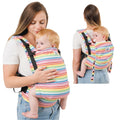 Bunii Baby Carrier - Soft Structured Carrier for Infants & Toddlers (Rainbow Stripes)