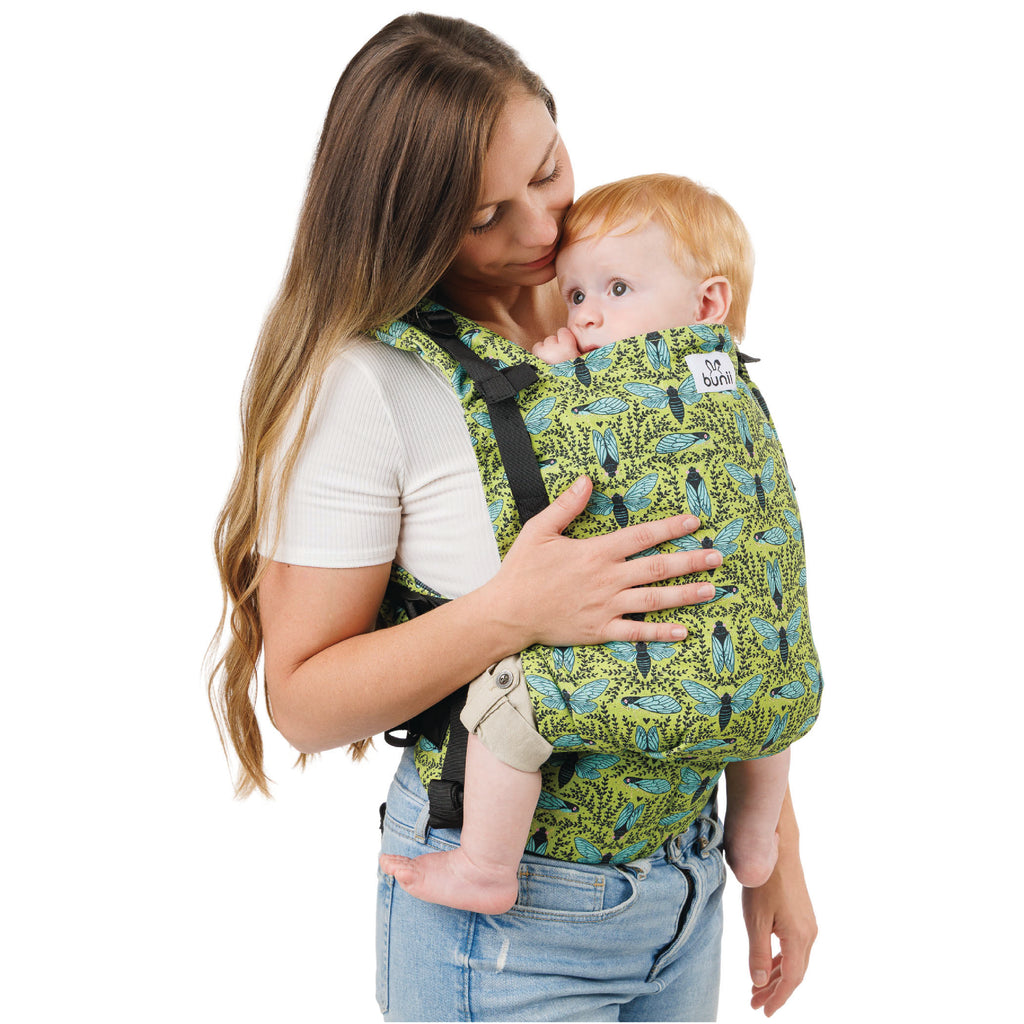 Bunii Baby Carrier - Soft Structured Carrier for Infants & Toddlers (Cicada)