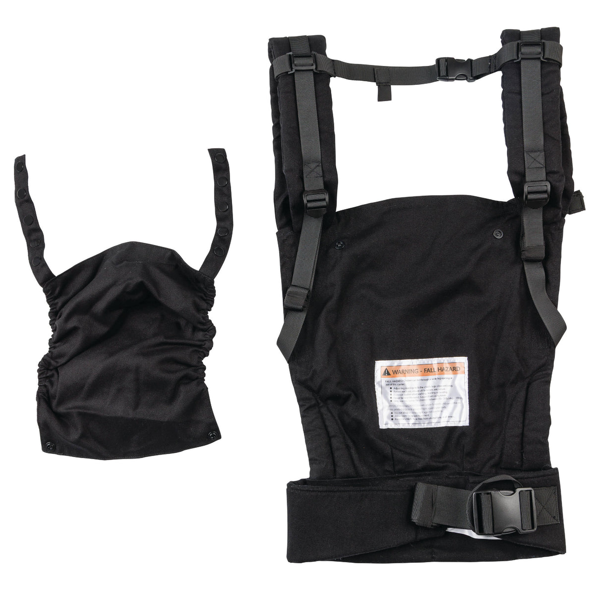 Bunii Baby Carrier - Soft Structured Carrier for Infants & Toddlers (Black)