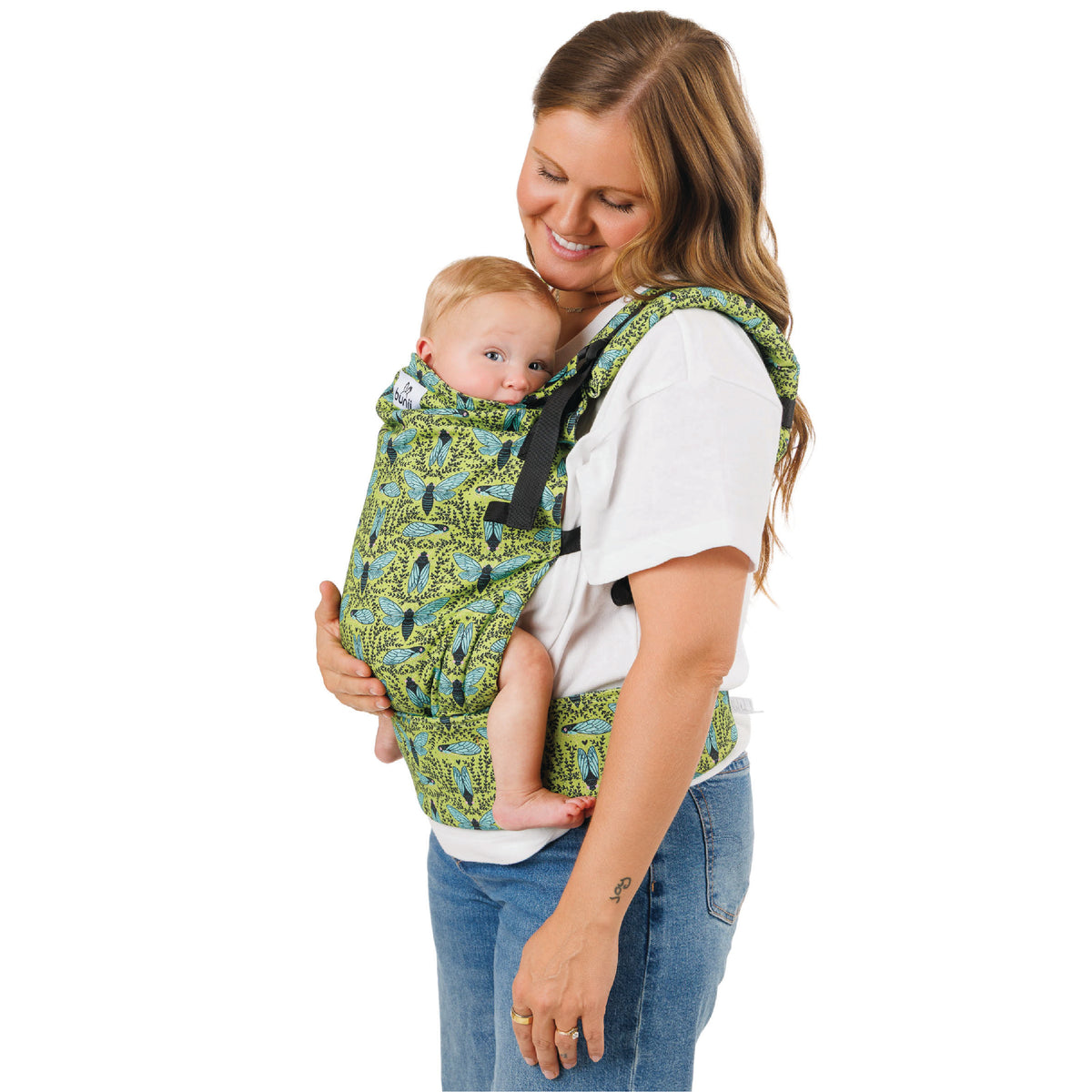 Bunii Baby Carrier - Soft Structured Carrier for Infants & Toddlers (Cicada)