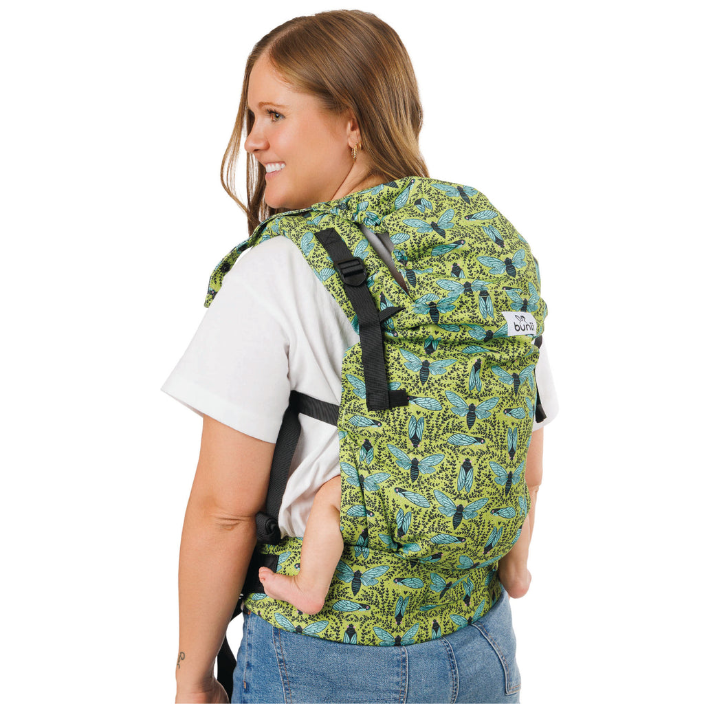 Bunii Baby Carrier - Soft Structured Carrier for Infants & Toddlers (Cicada)