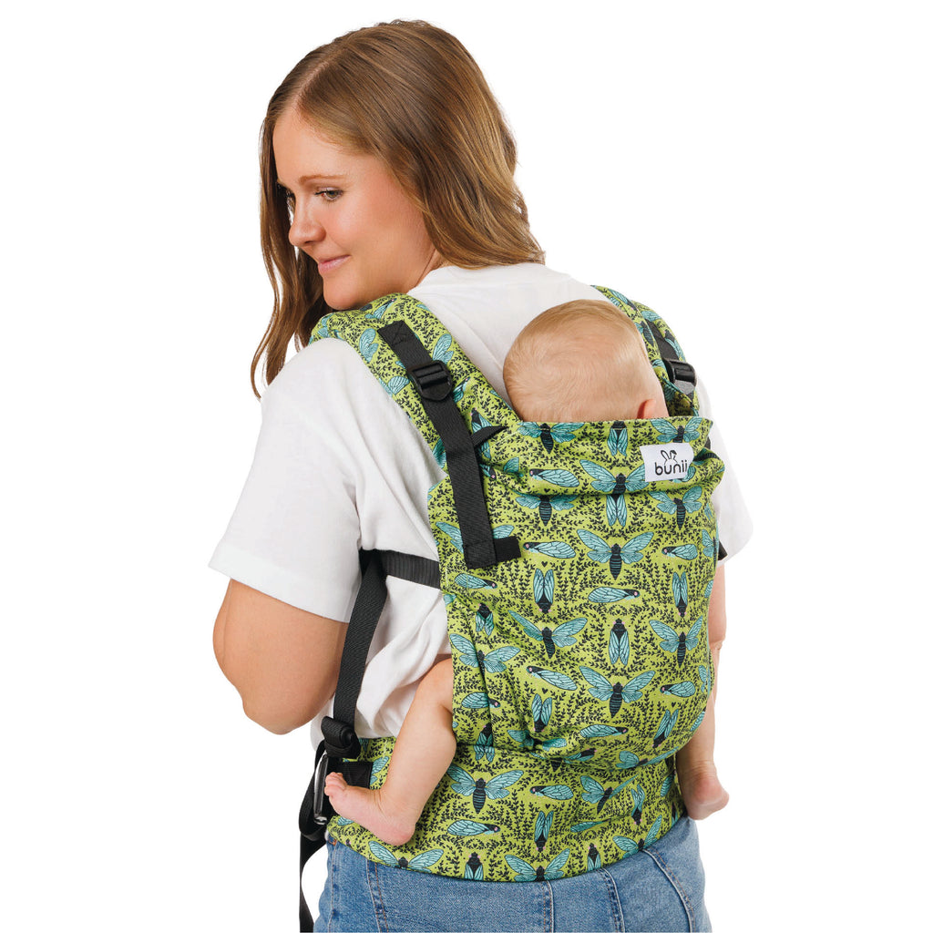 Bunii Baby Carrier - Soft Structured Carrier for Infants & Toddlers (Cicada)
