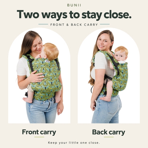 Bunii Baby Carrier - Soft Structured Carrier for Infants & Toddlers (Cicada)