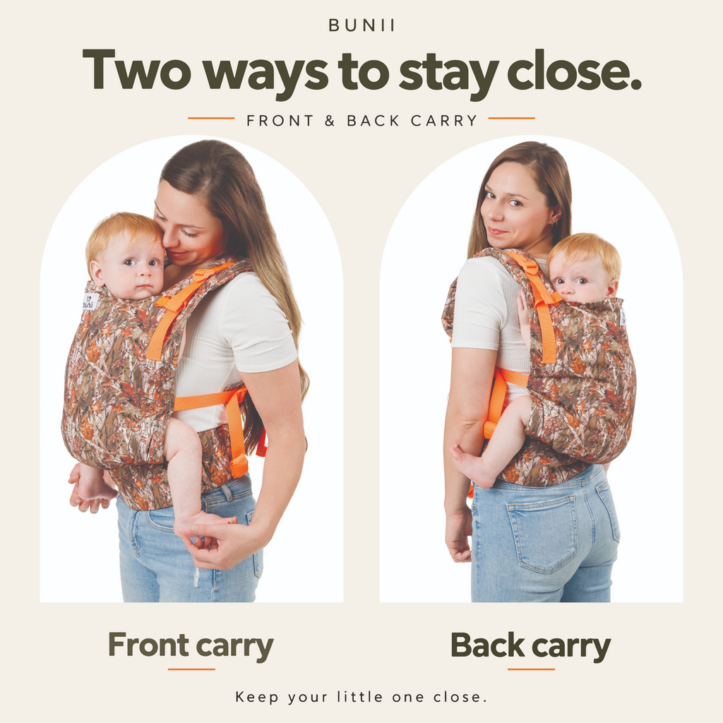 Bunii Baby Carrier - Soft Structured Carrier for Infants & Toddlers (Camo)