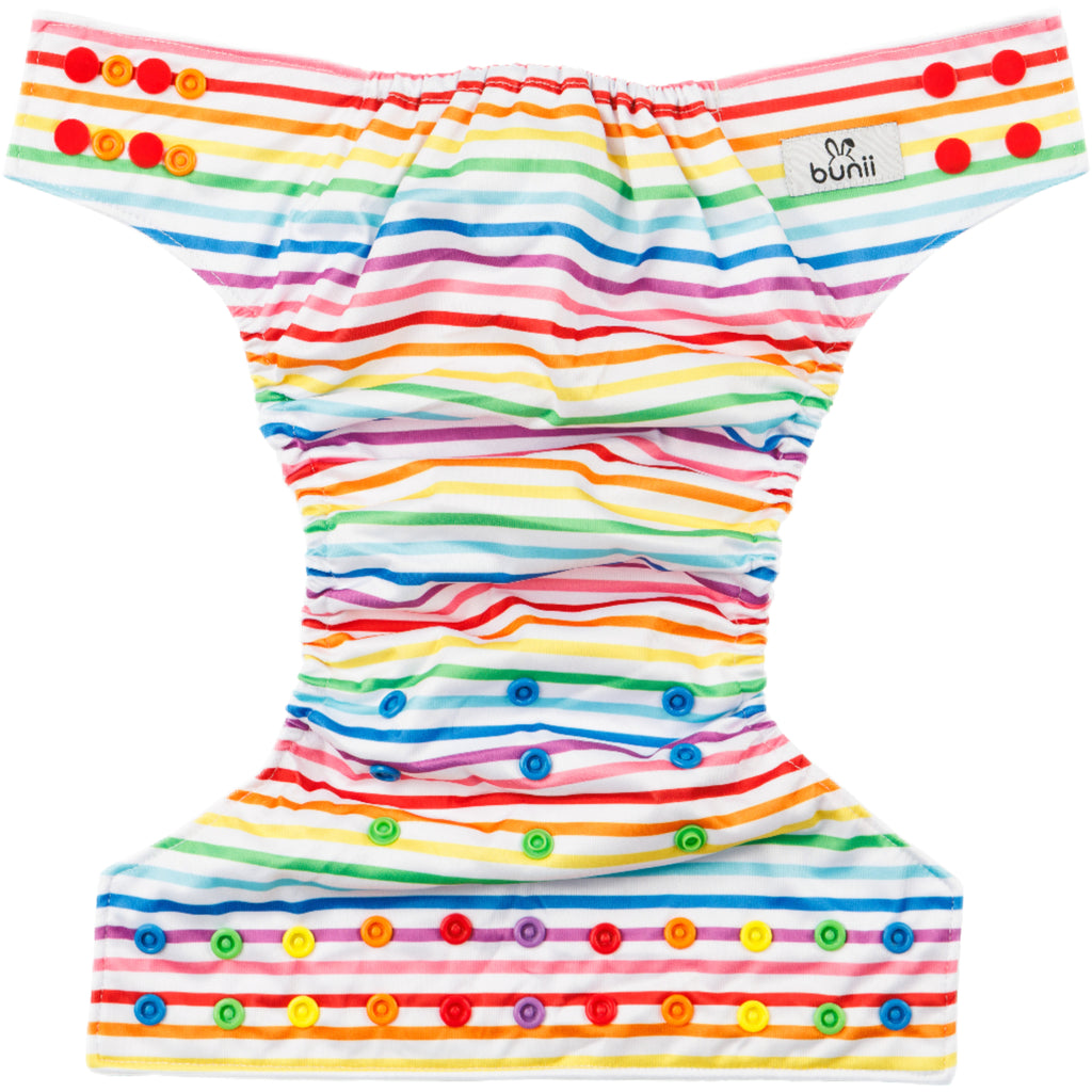 Bunii Cloth Diaper - Bright Rainbow