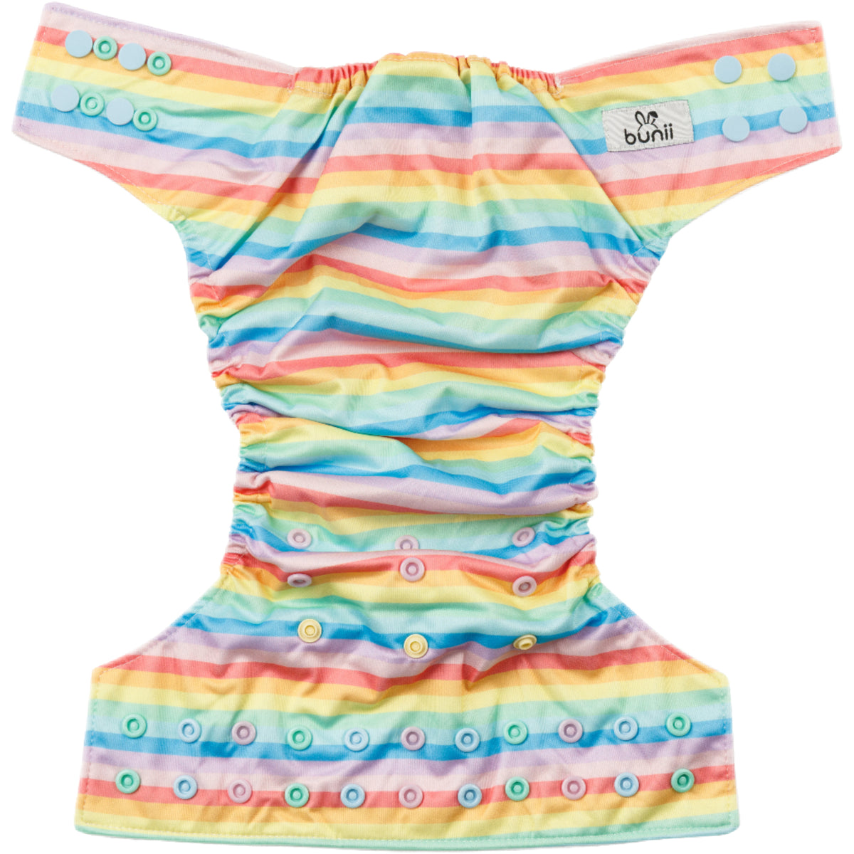 Bunii Cloth Diaper 6-Pack - Pastel Rainbow