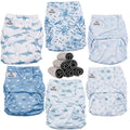Bunii Cloth Diaper 6-Pack - Ocean Animals