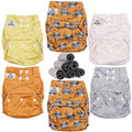 Bunii Cloth Diaper 6-Pack - Raccoons