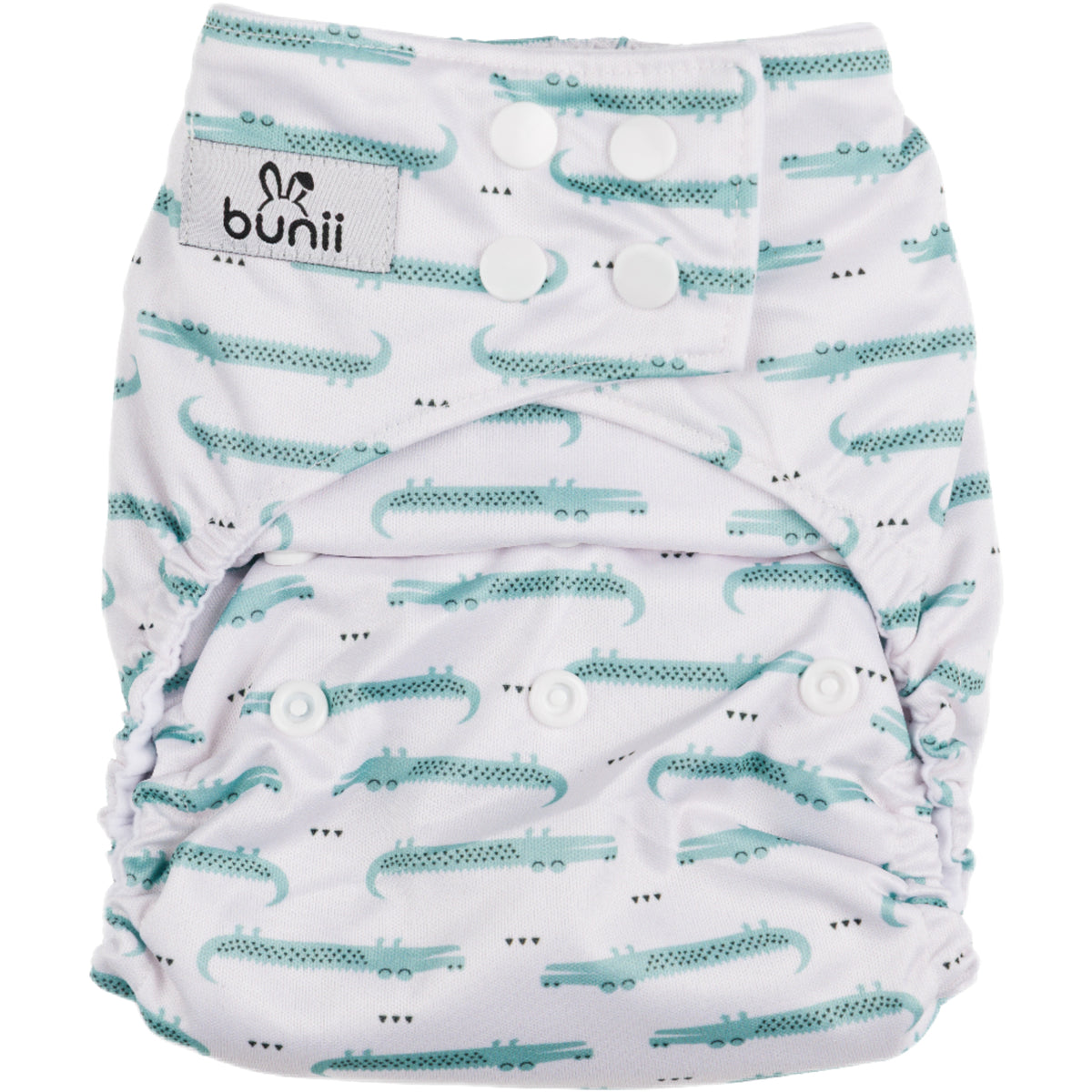 Bunii Cloth Diaper - Sleepy Crocodiles