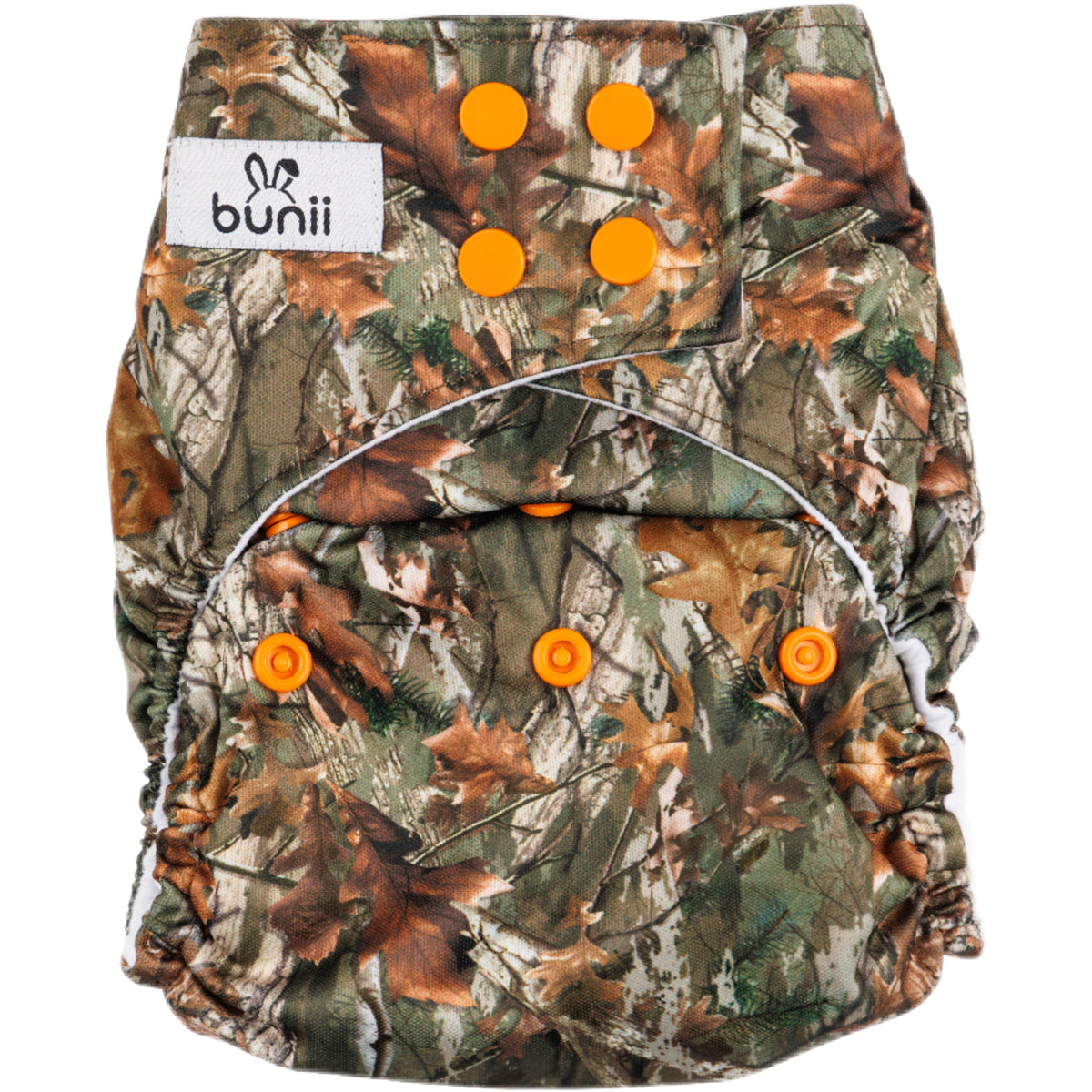 Bunii Cloth Diaper - Orange Camo