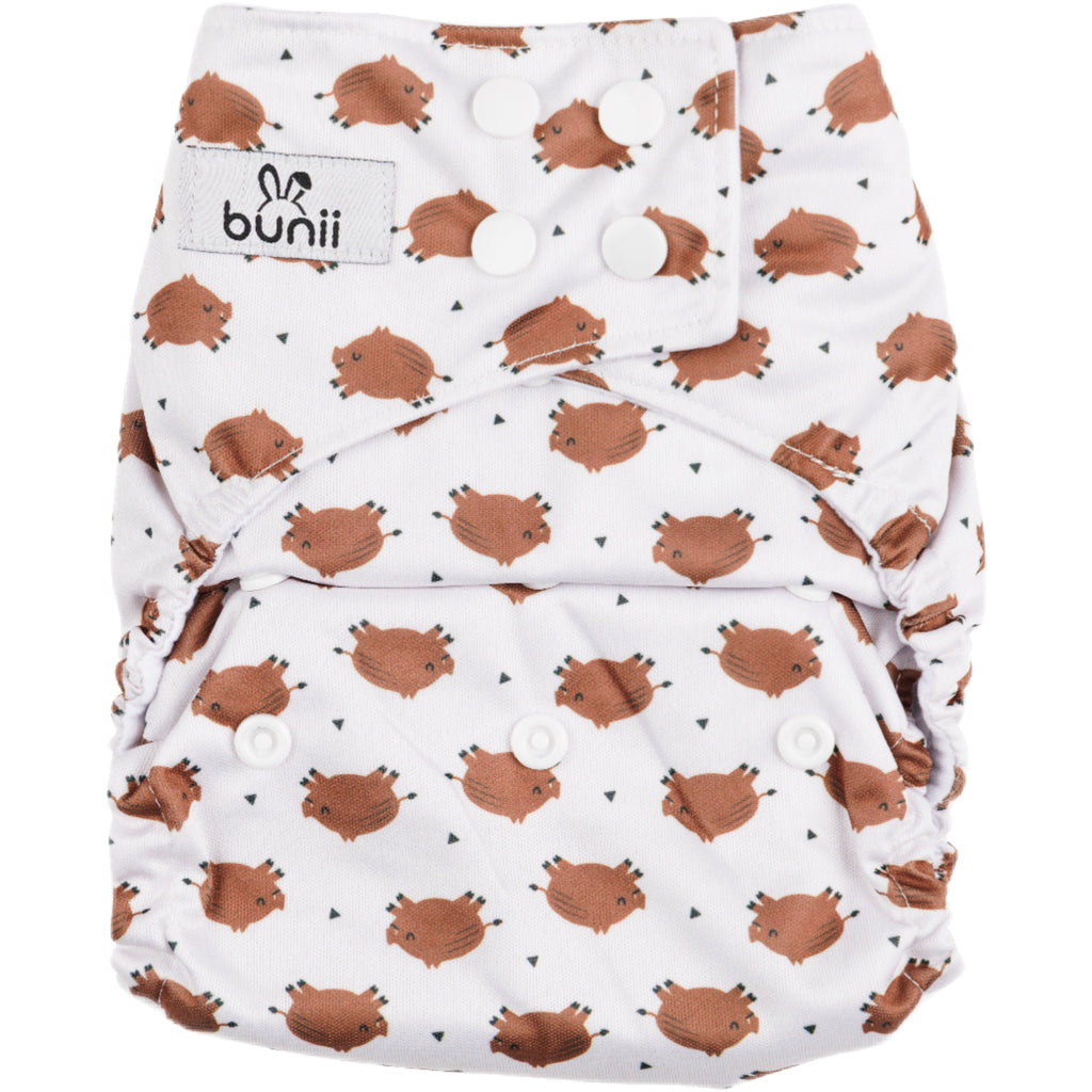 Bunii Cloth Diaper - Wild Boar