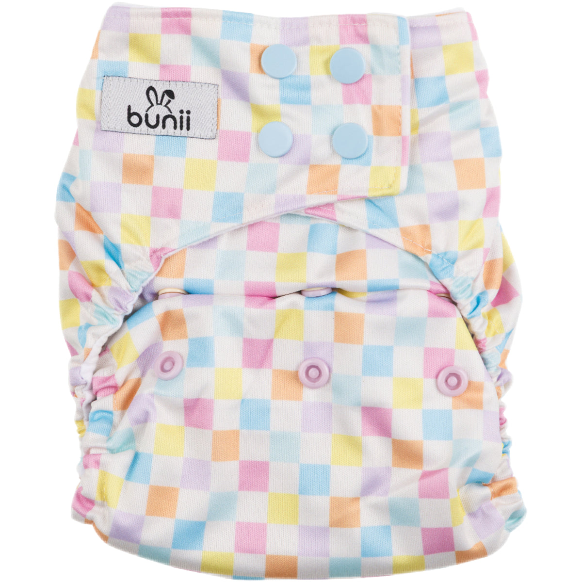 Bunii Cloth Diaper - Pastel Checkered