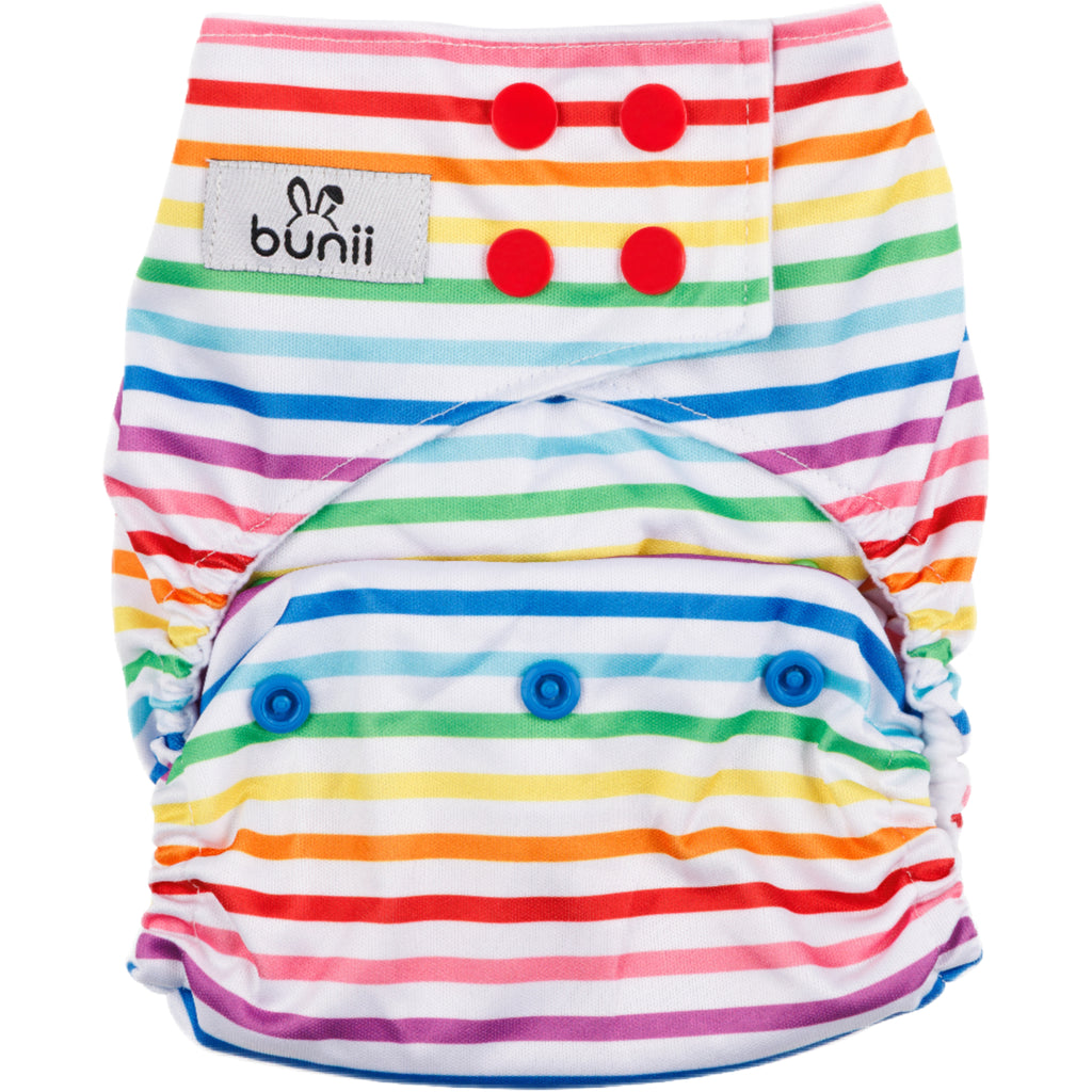 Bunii Cloth Diaper - Bright Rainbow