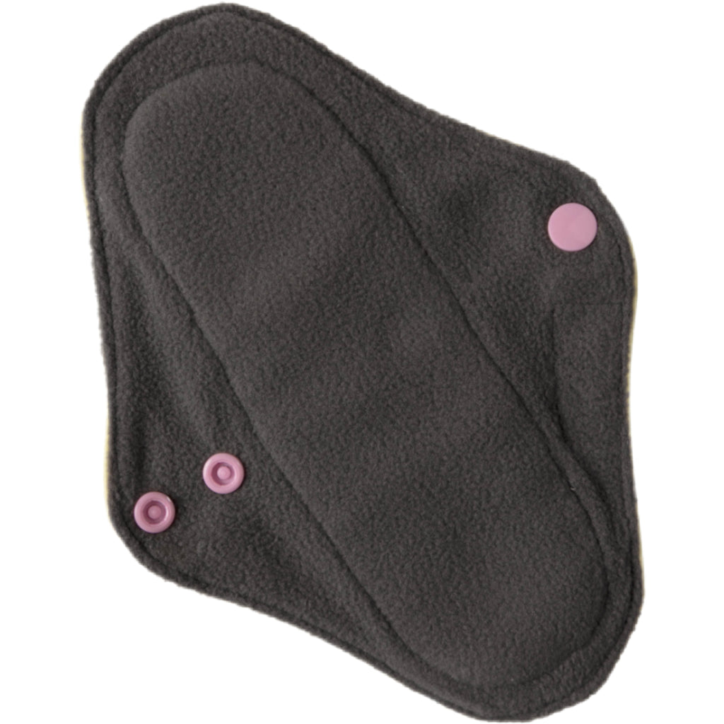 Bunii Reusable Menstrual Pads 6-Pack - Yellow and White Hearts