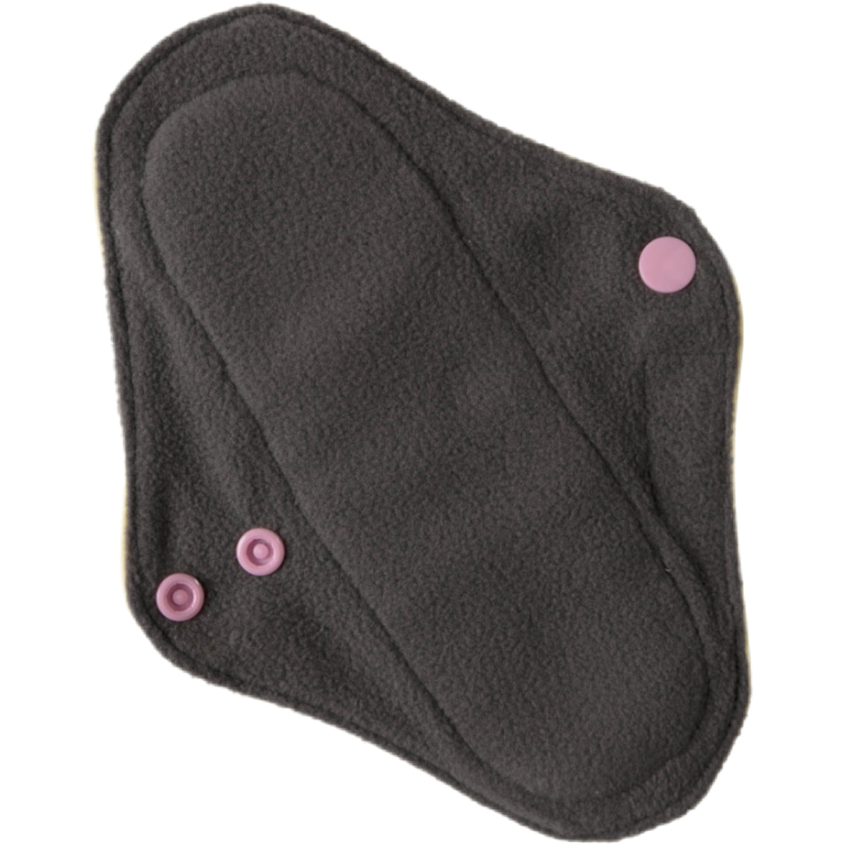 Bunii Reusable Menstrual Pads 6-Pack - Yellow and White Hearts