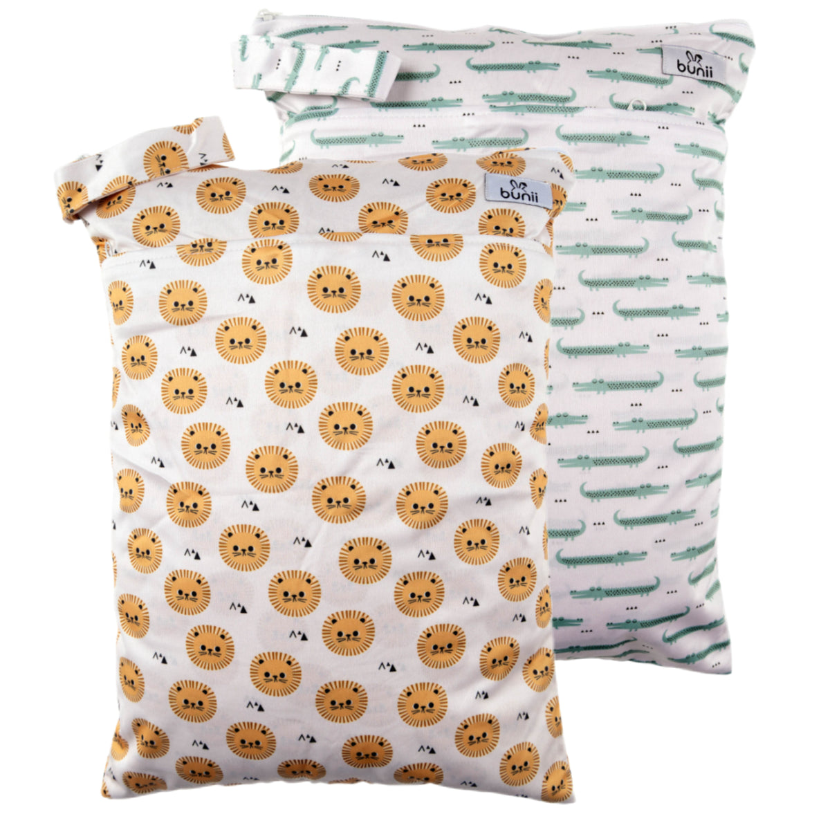 Bunii Wet Bag 2-Pack - Safari Animals