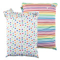 Bunii Wet Bag 2-Pack - Bright Rainbow