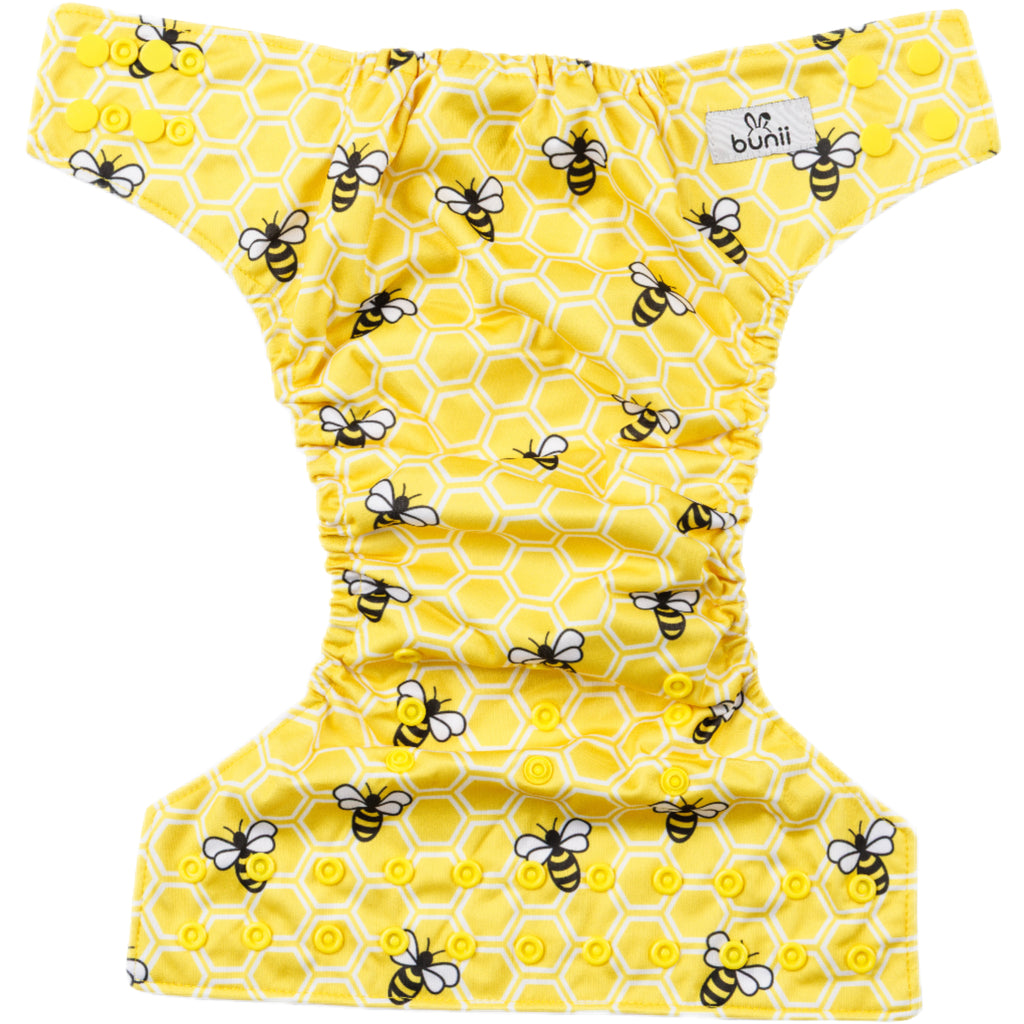 Bunii Cloth Diaper 6-Pack - Bunnies and Bees