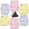 Bunii Cloth Diaper 6-Pack - Spring Pastels
