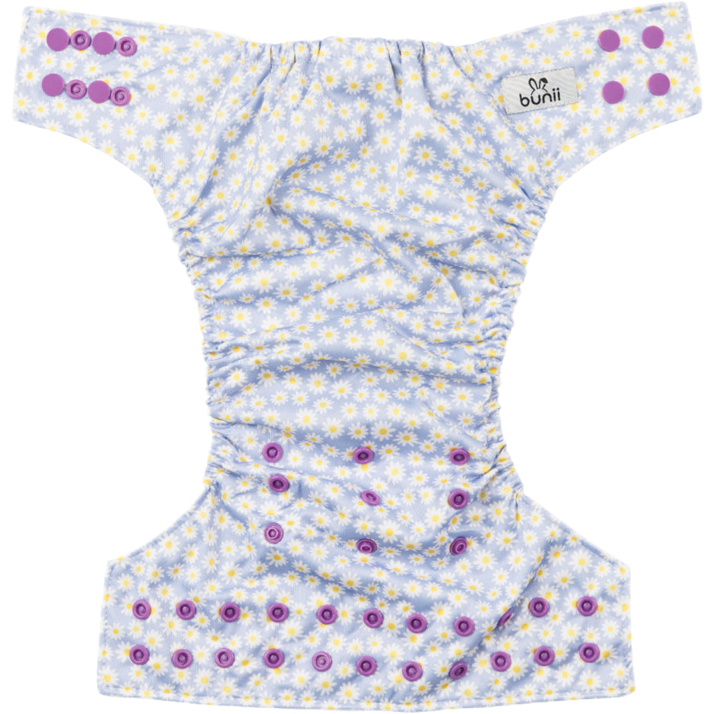 Bunii Cloth Diaper - Lavender Daisies
