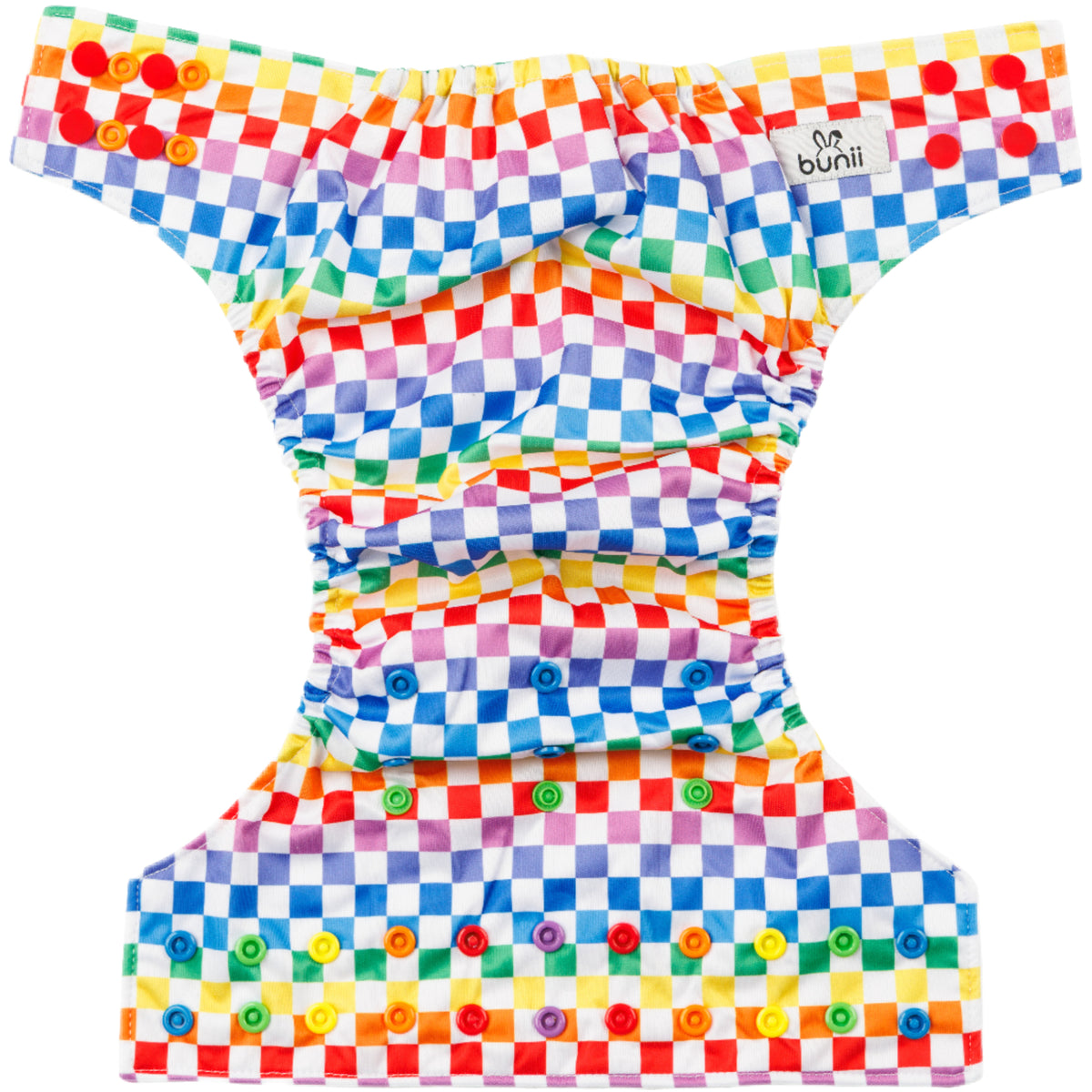 Bunii Cloth Diaper 6-Pack - Bright Rainbow