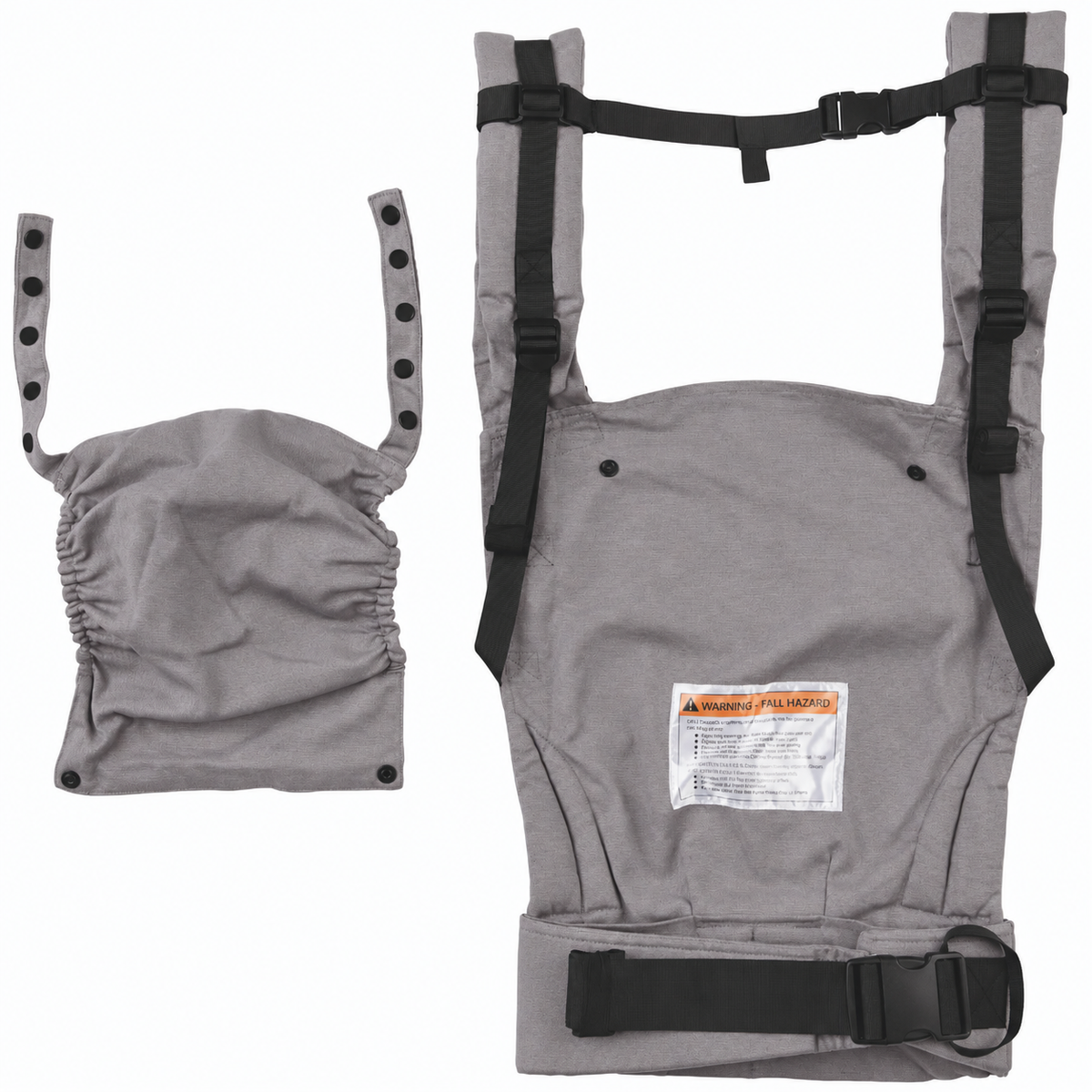 Bunii Baby Carrier - Soft Structured Carrier for Infants & Toddlers (Gray)